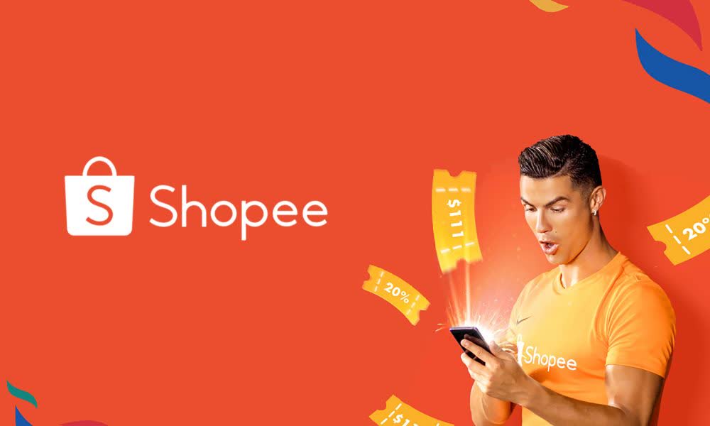 What is Shopee advertising?