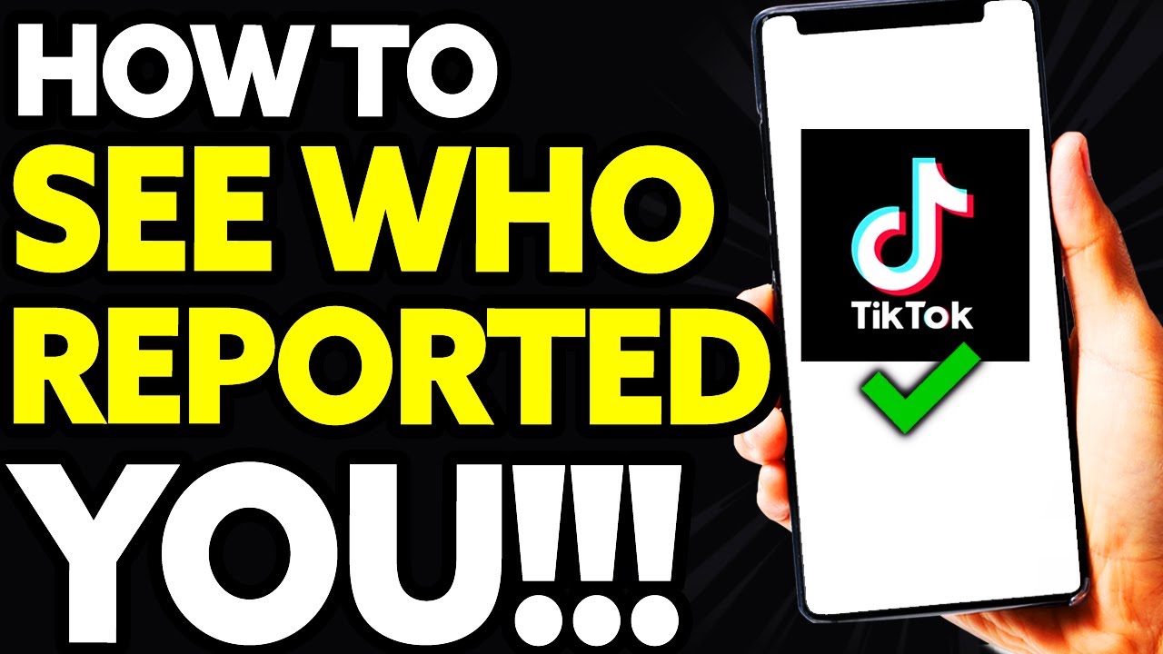 Can you see who you reported on TikTok