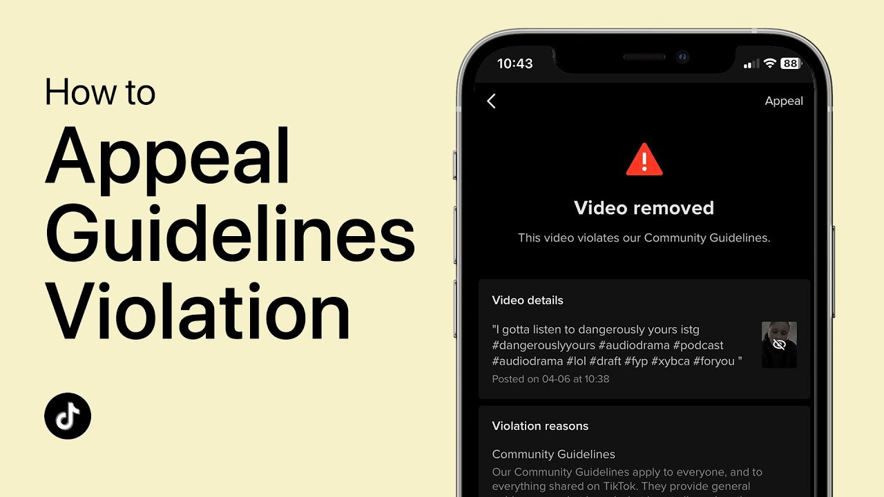 How to avoid community guidelines on TikTok