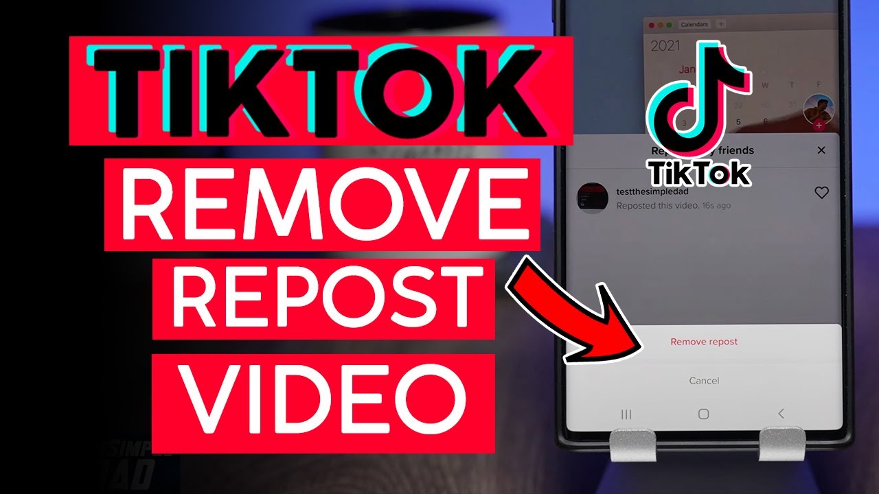 How to delete a TikTok video you reposted