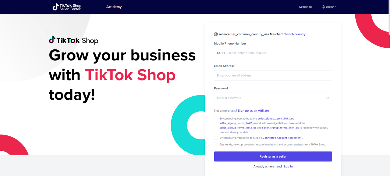 How to sign up for TikTok Shop?