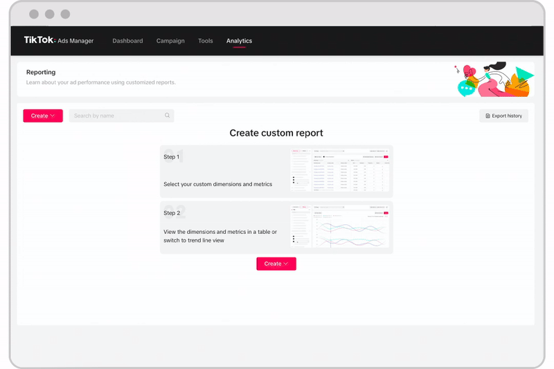 Reporting process on TikTok