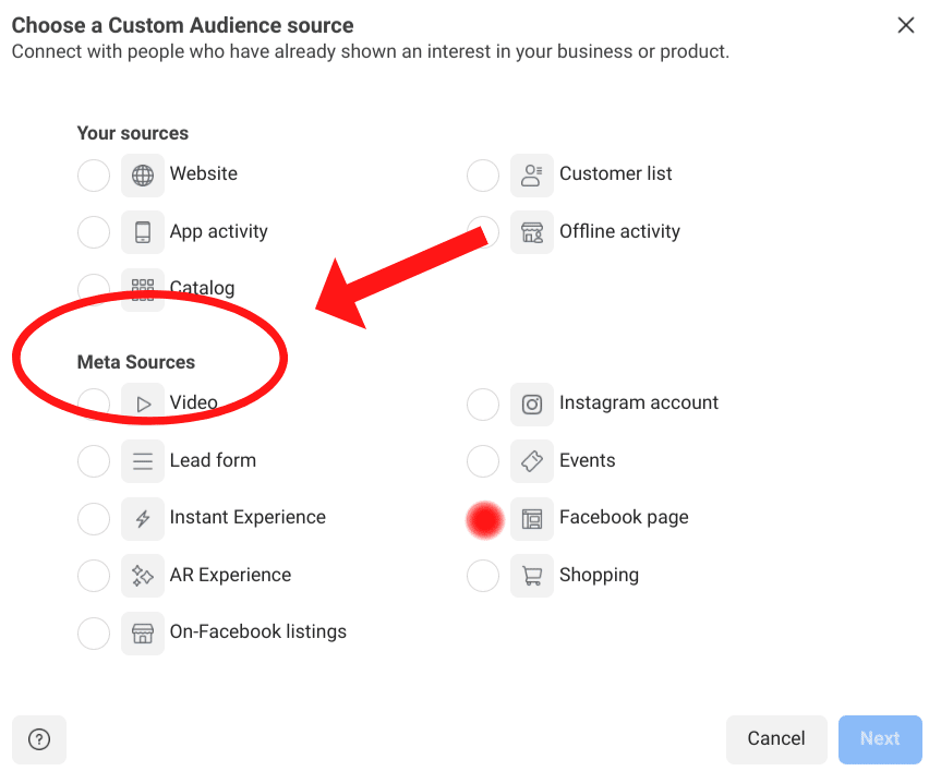 What is a Facebook Custom Audience?