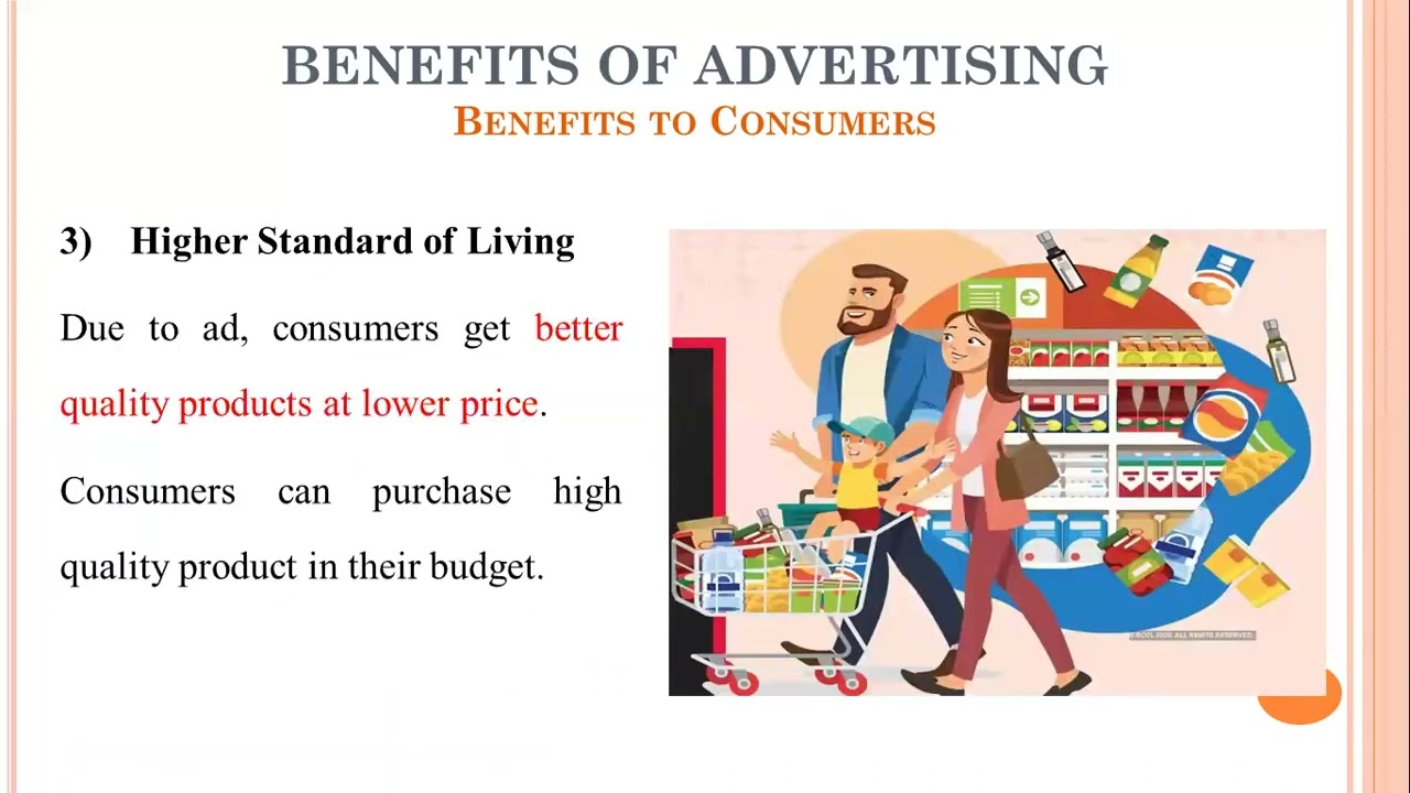 Benefits of advertising to consumers