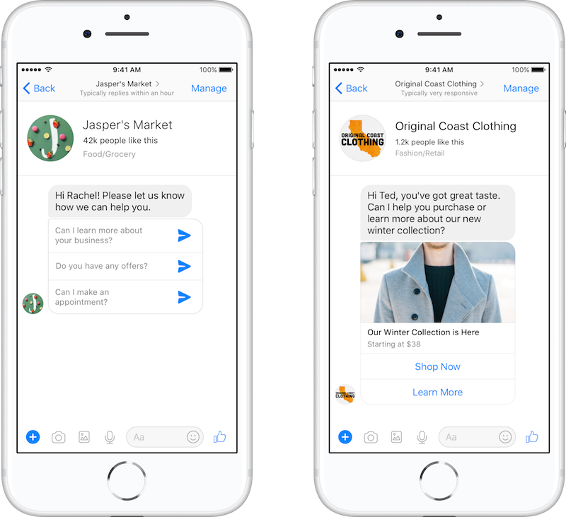 Features of advertising on messenger