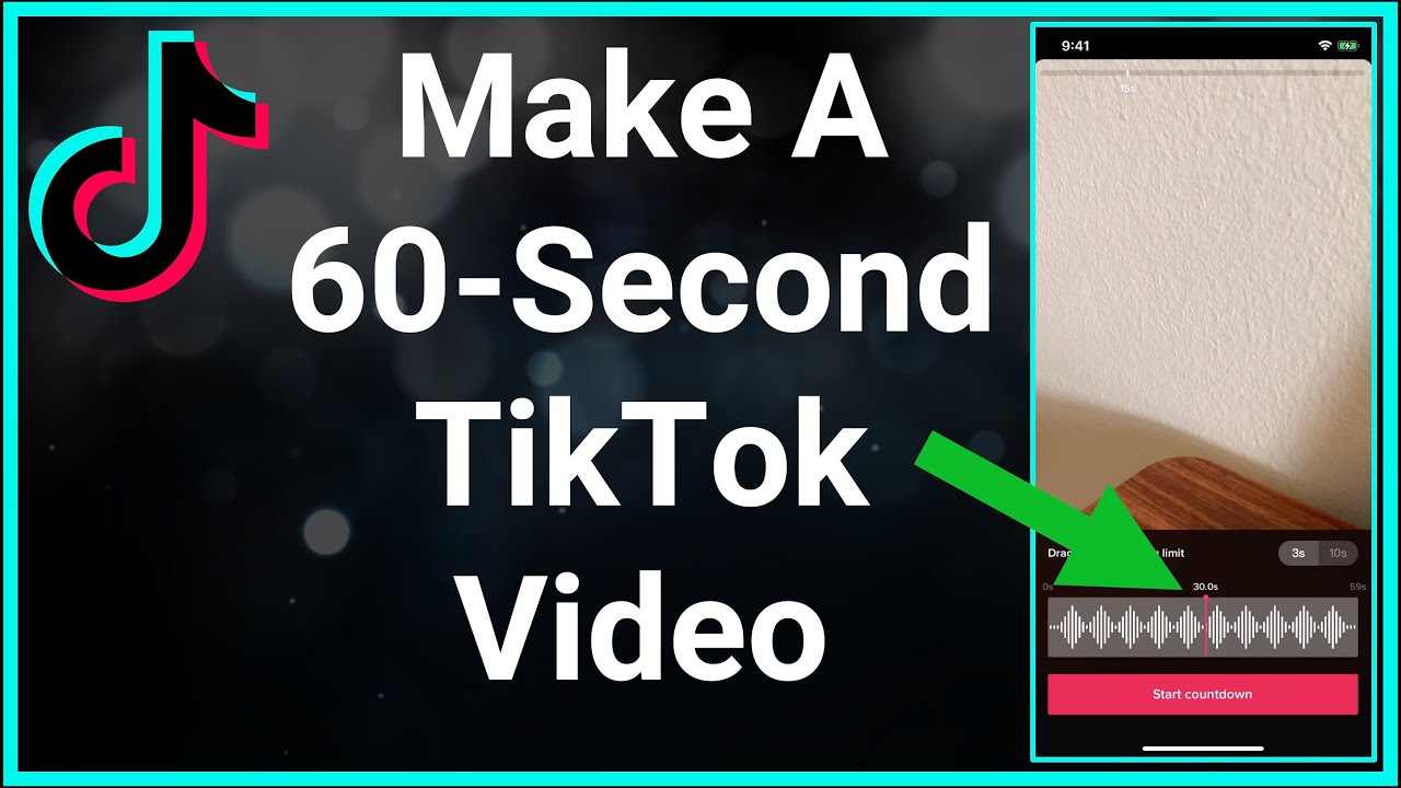 How to change the time on TikTok to 60 seconds