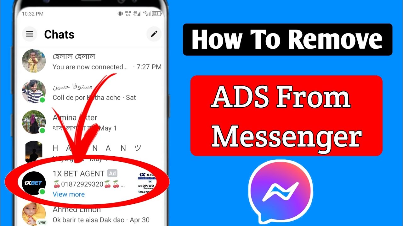 How to get rid of ads on Android Messenger