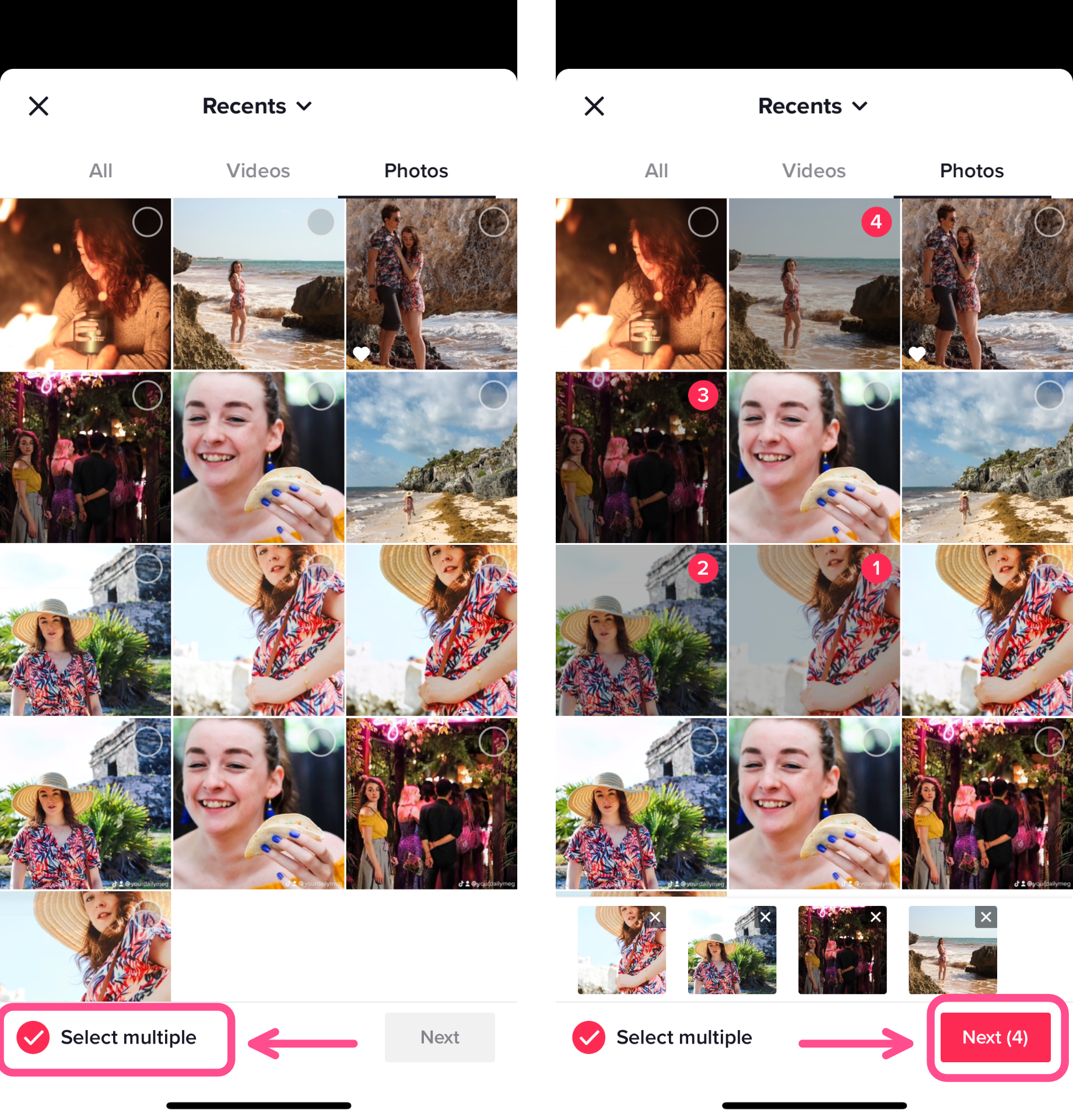 Is it possible to post multiple photos on TikTok?