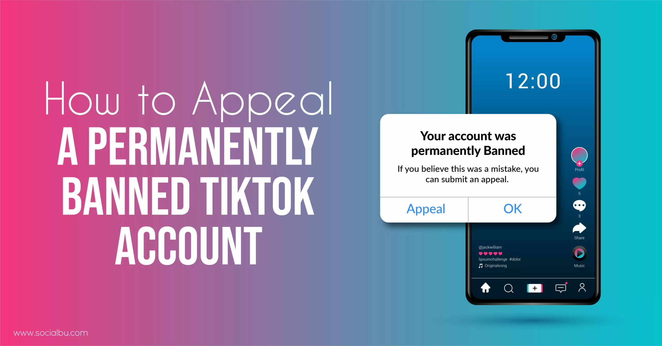 Reasons why TikTok accounts are permanently banned