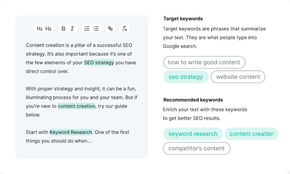 Semrush writing assistant