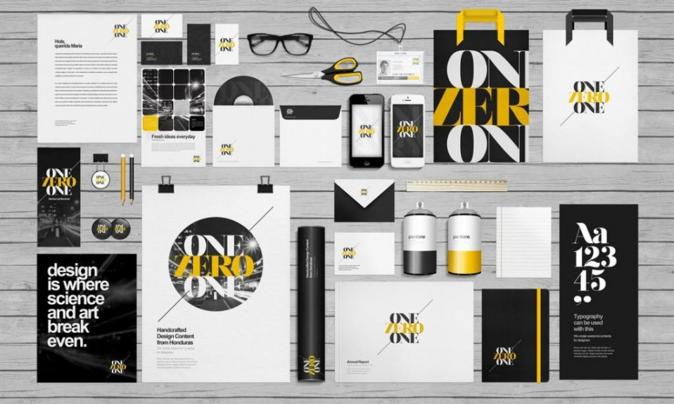 What is brand identity in graphic design?