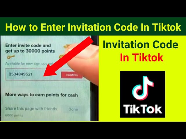 Conditions for entering the TikTok Shop Invitation Code