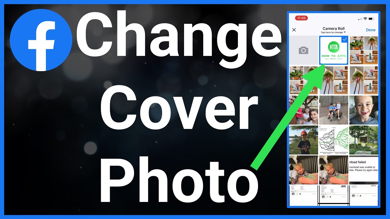 Can't change cover photo on facebook business page