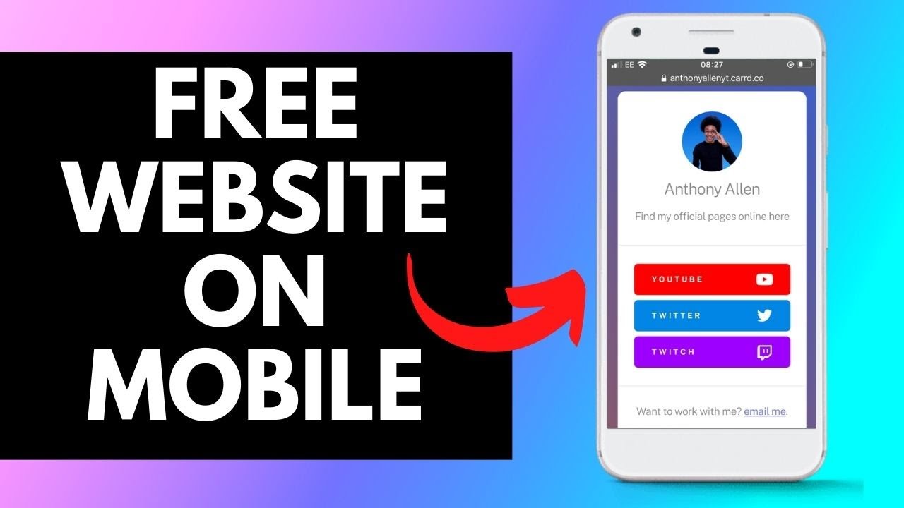 How to build a website on your phone