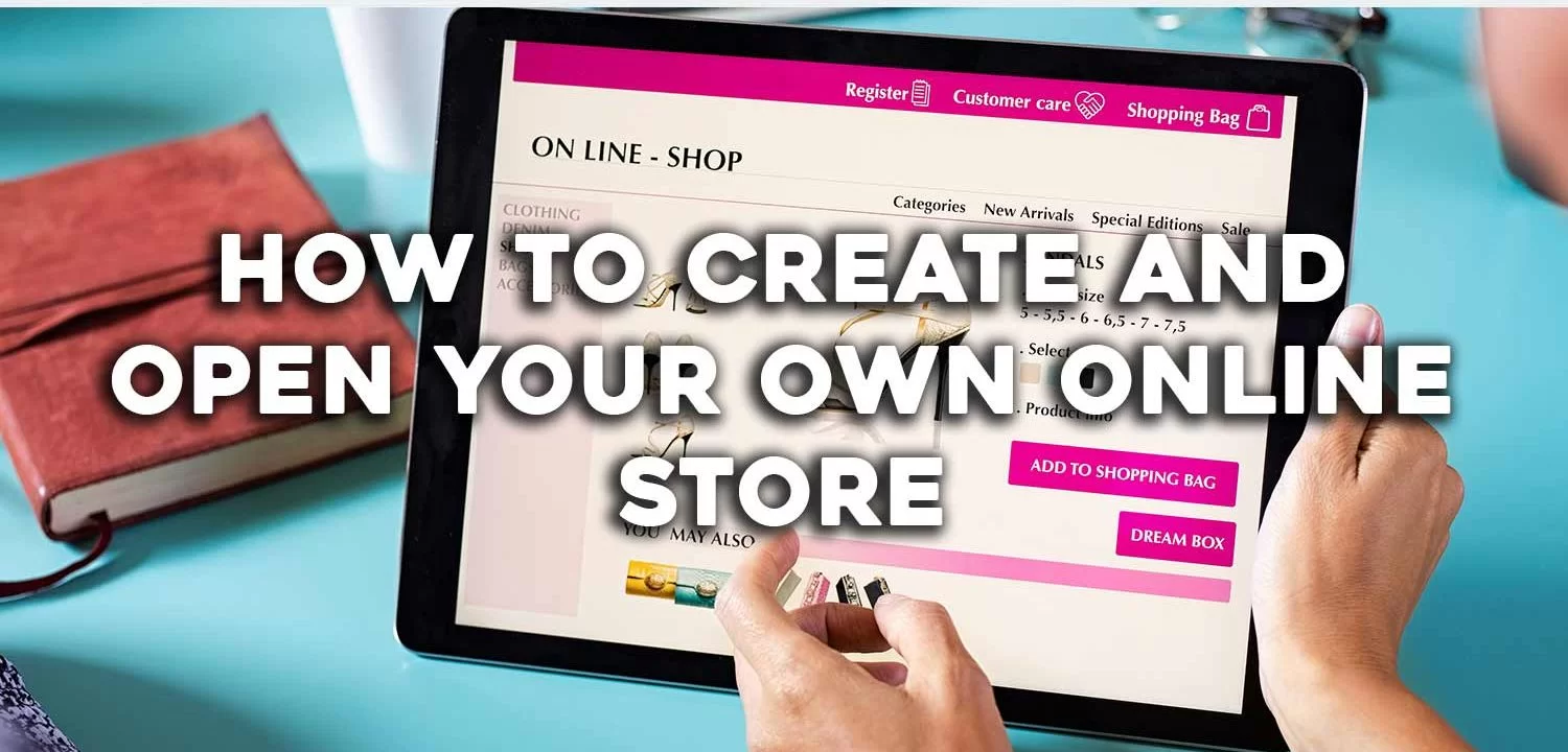 How to create my own online store