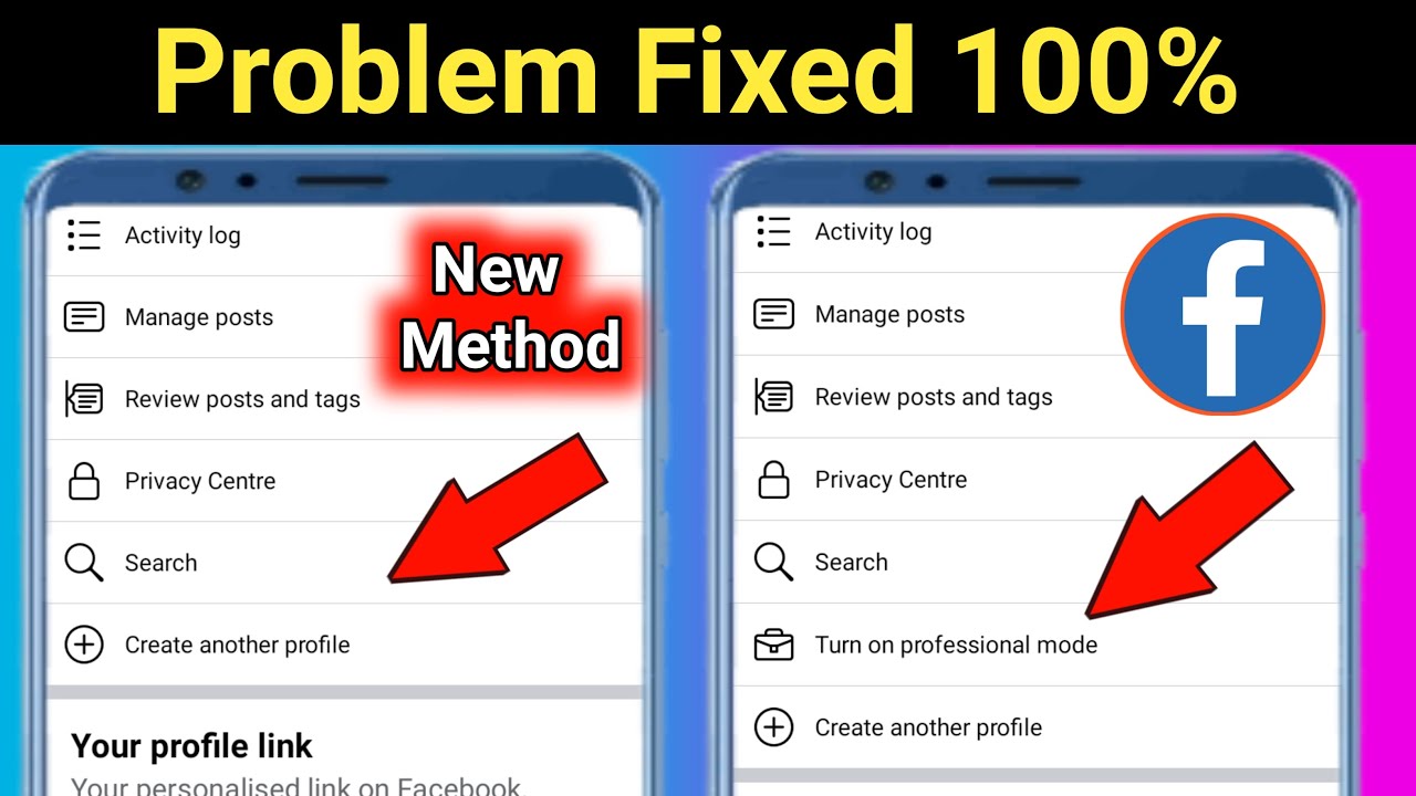 How to Fix Facebook Professional Mode Not Displaying